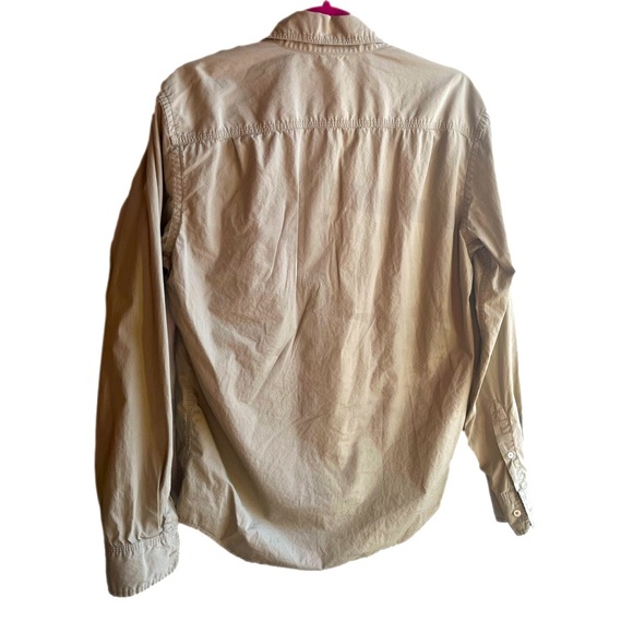 American Eagle Outfitters Other - AMERICAN EAGLE Small Men’s Button Down 100% Cotton Long Sleeved Shirt Khaki